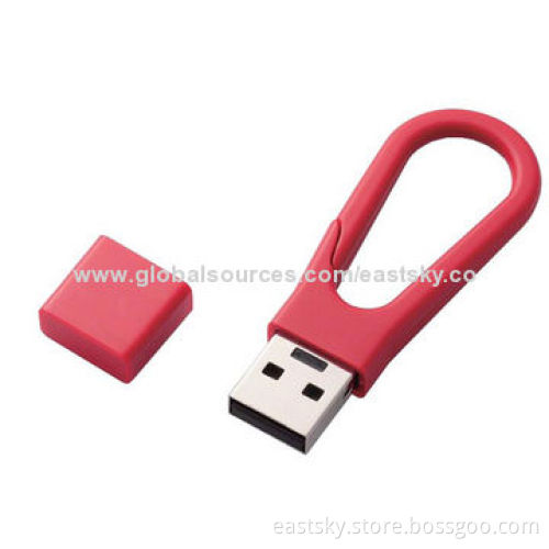 Data Hook USB Flash Drive with Capacity from 64MB to 32GB, Supports Multiple Partition